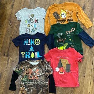 Nature Lover Kids Graphic T-Shirts Assortment
